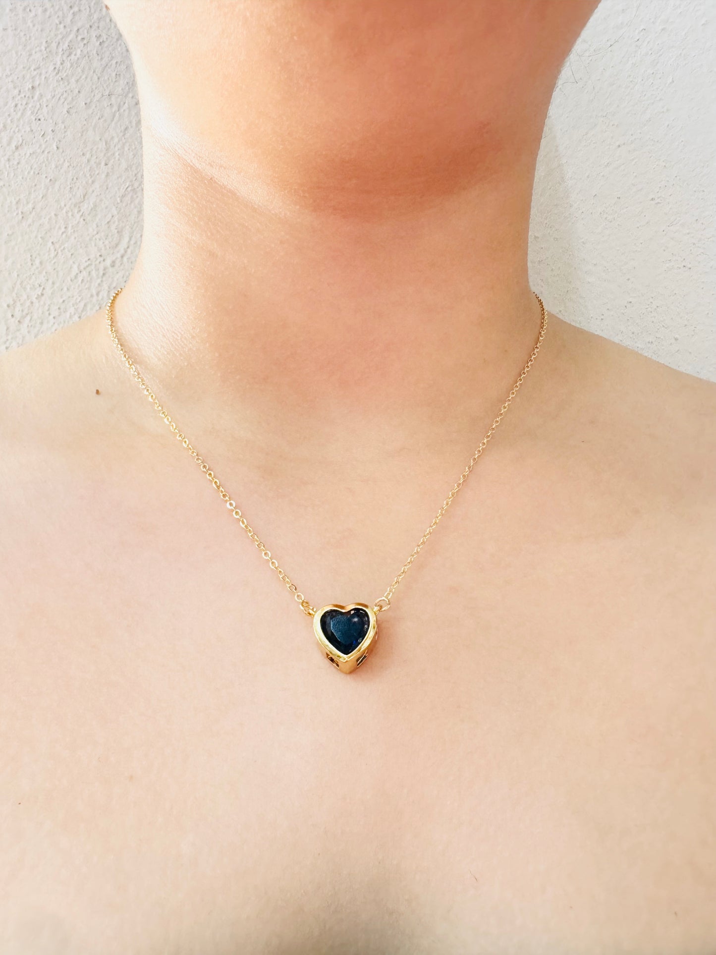 Collar Corazón Midnight