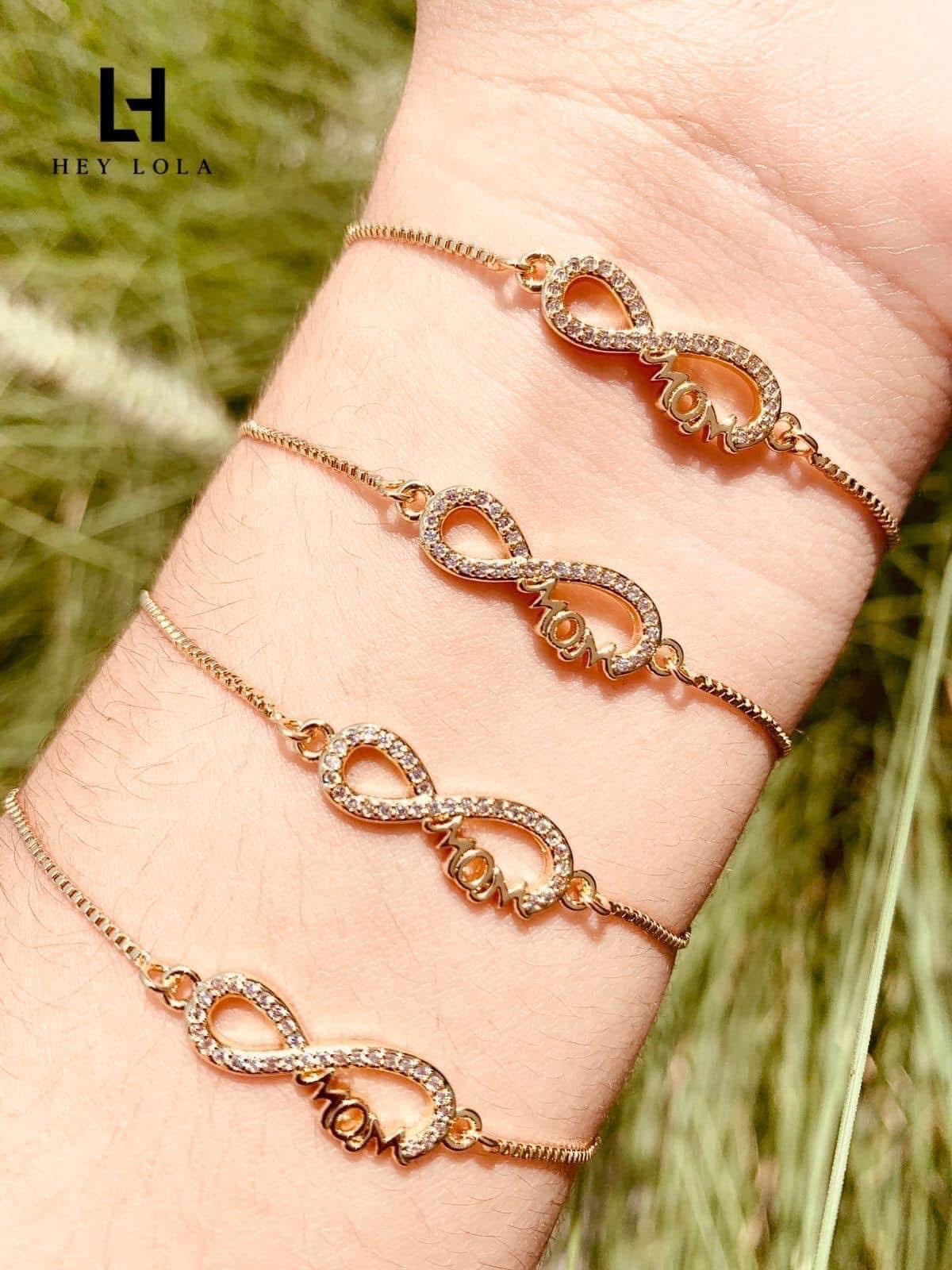 Pulsera de Infinito con Detalle ‘Mom’
