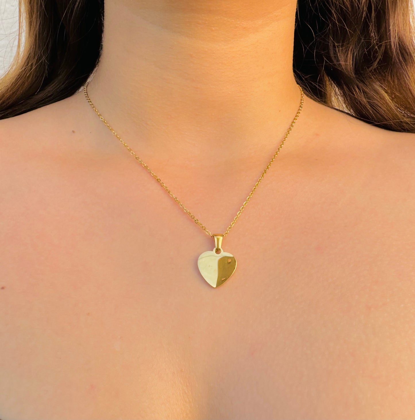 Collar Corazón Personalizable – Acero Inoxidable