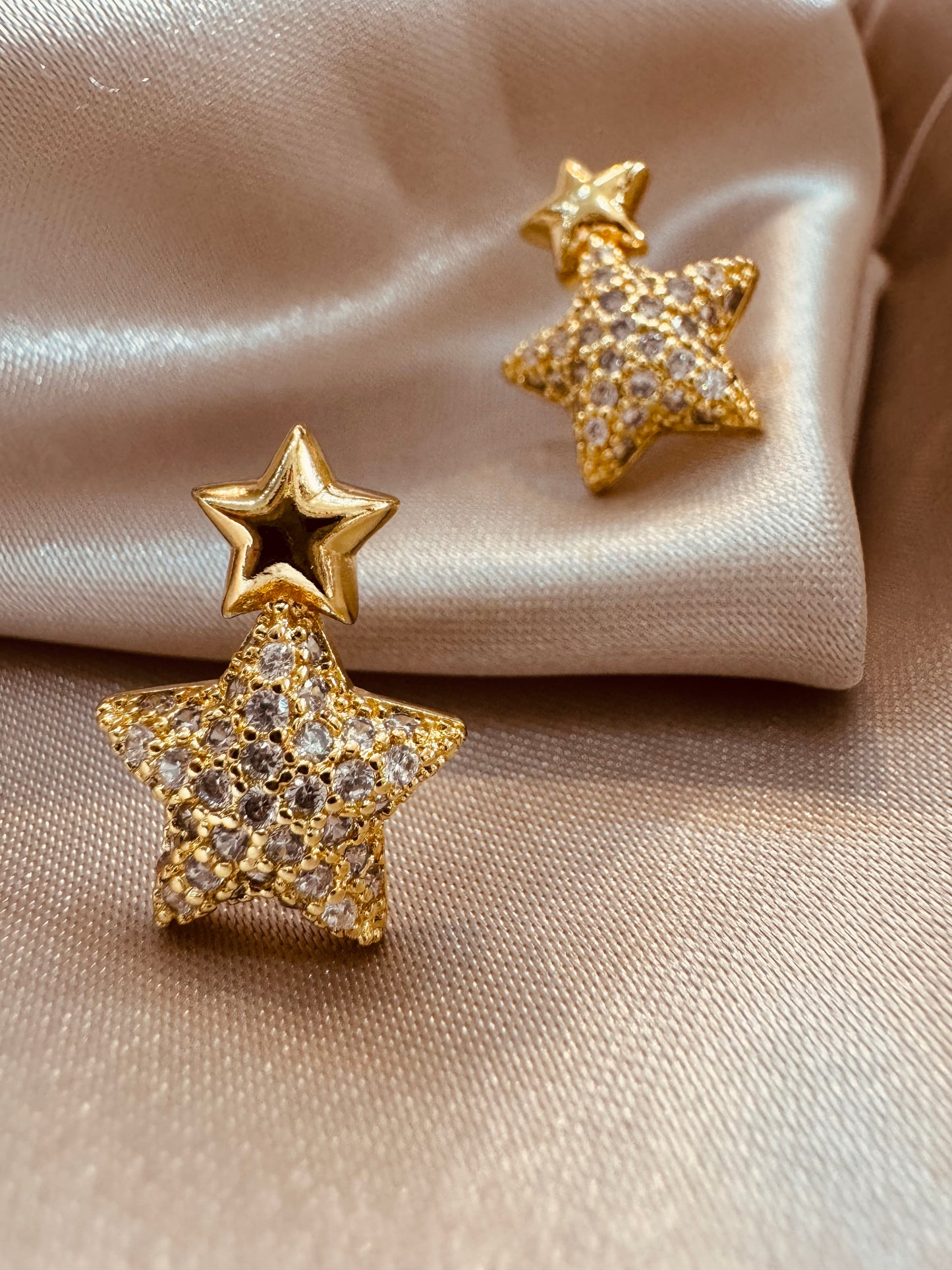 Aretes de Estrella con Zirconias