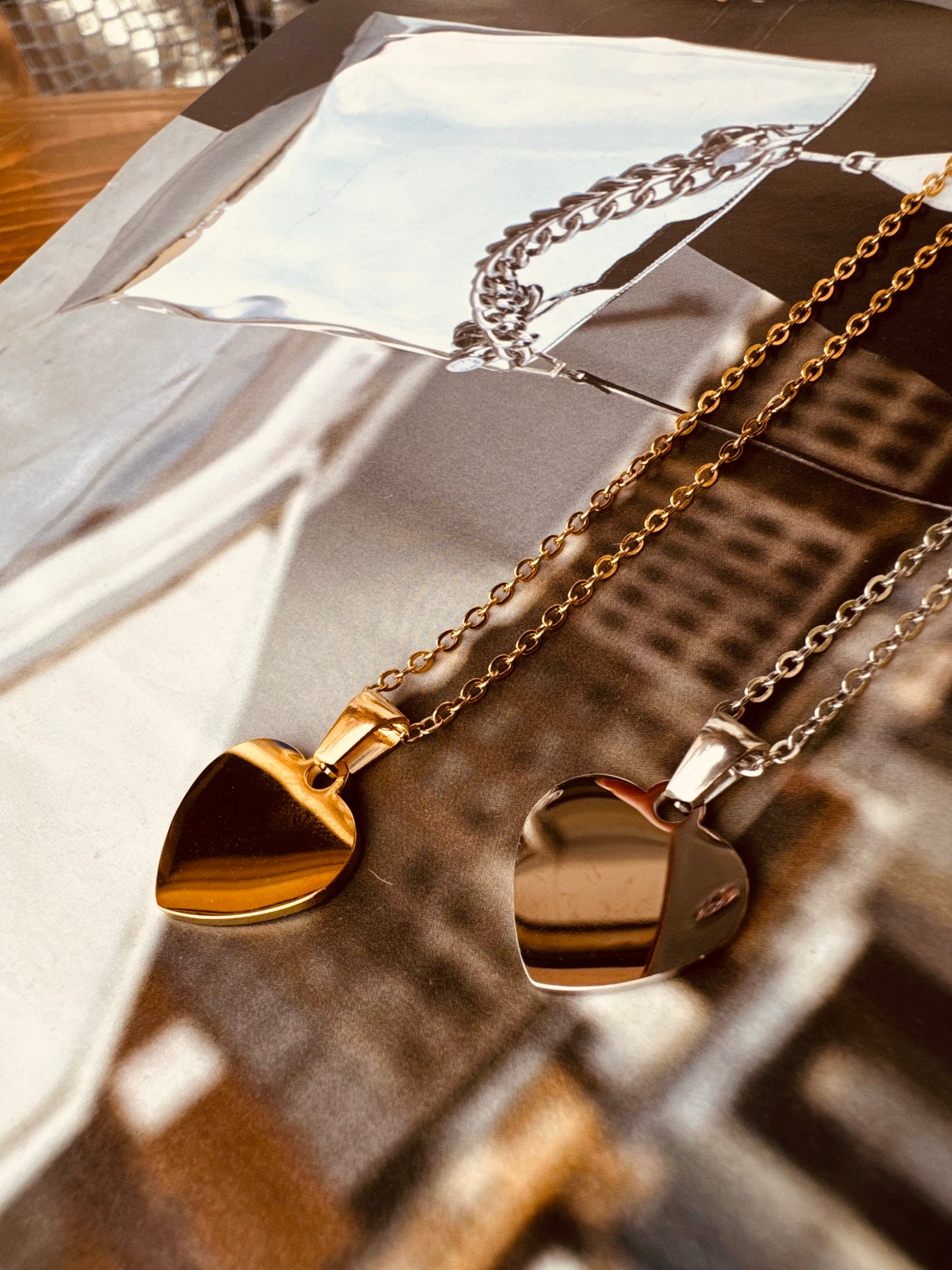Collar Corazón Personalizable – Acero Inoxidable