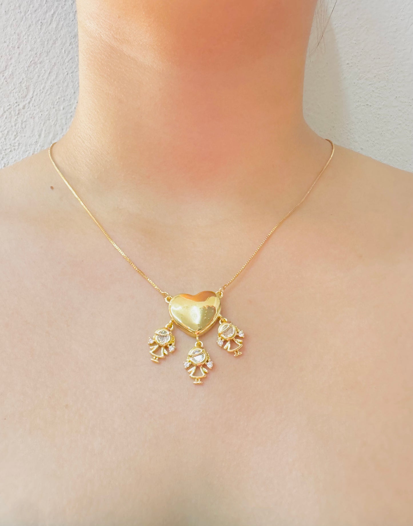 Collar Corazón con Hijos