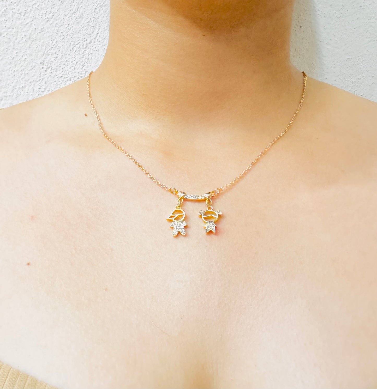 Collar Mamá Dos hijos