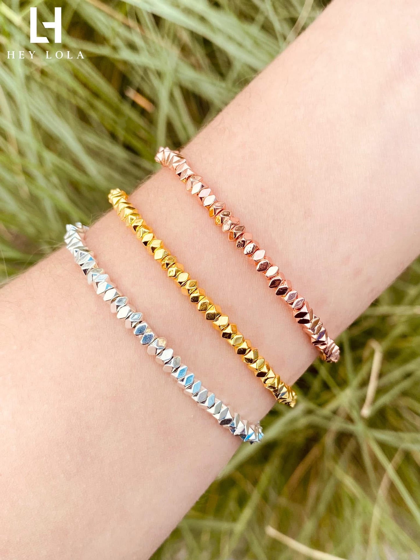 Pulseras de Picos Metálicos