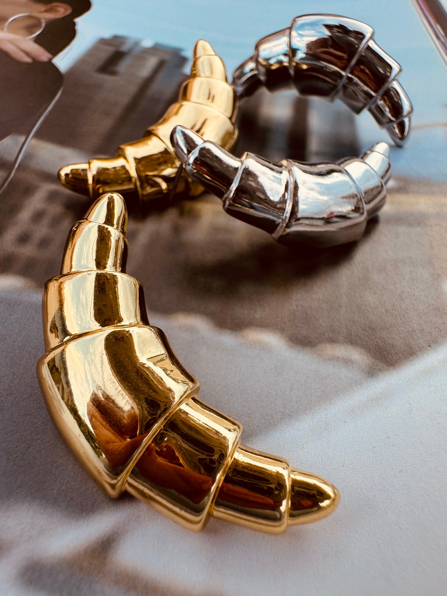Aretes Croissant - Edición Dual ✨