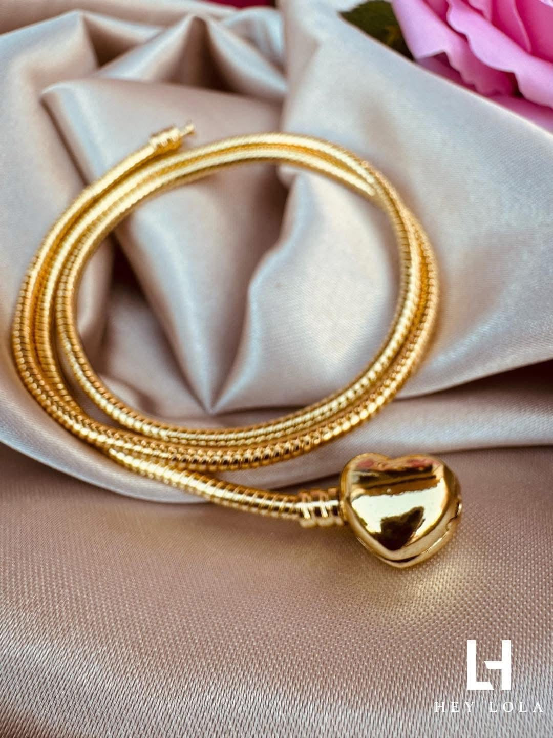 Collar de Corazón para Charms”