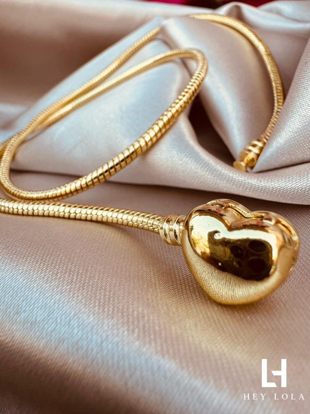 Collar de Corazón para Charms”