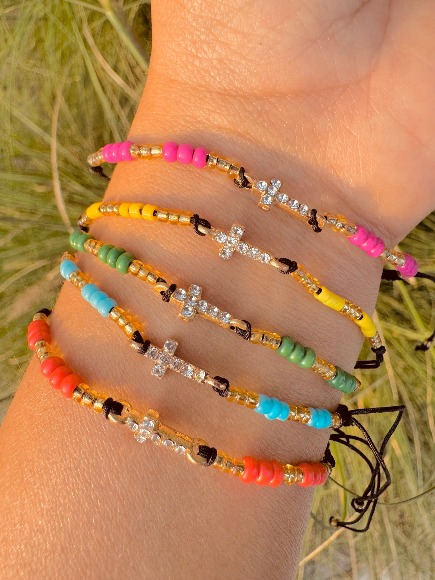 Pulsera Beads de Cruz