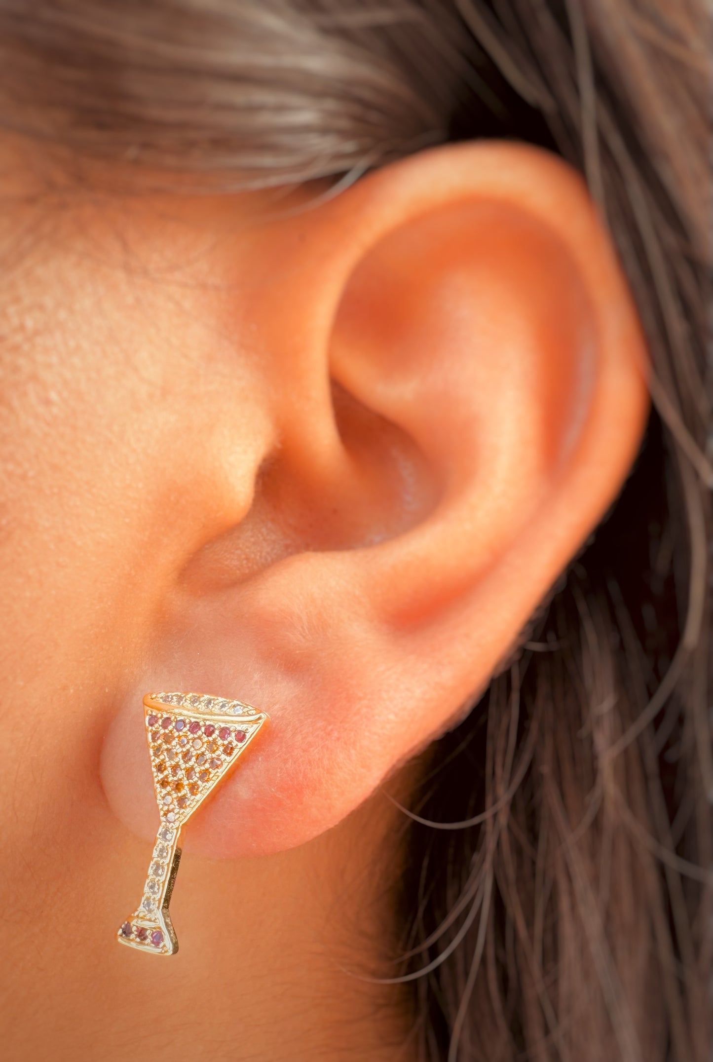 Aretes Forma de Copa