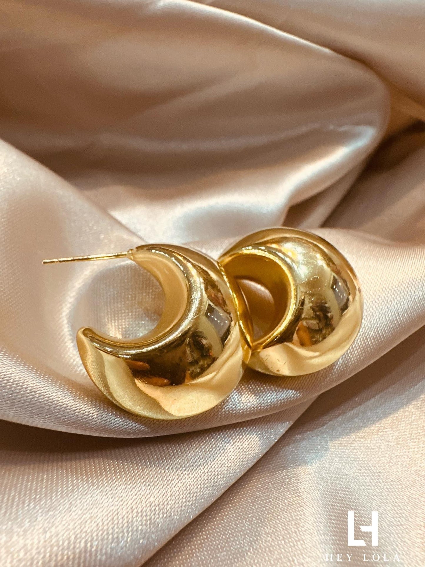 Aretes Tipo Croissant