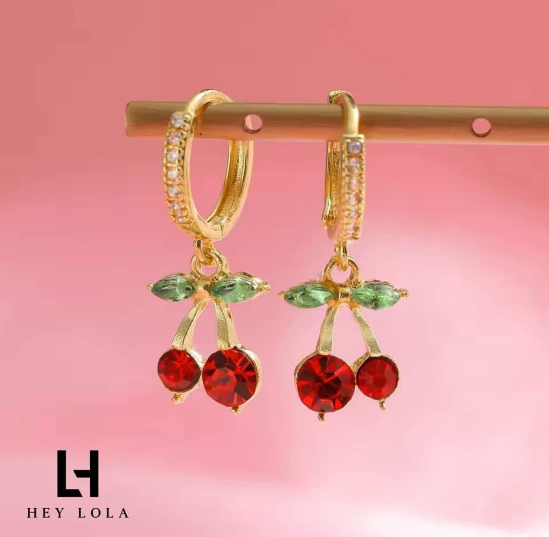 Aretes Cherry Bling