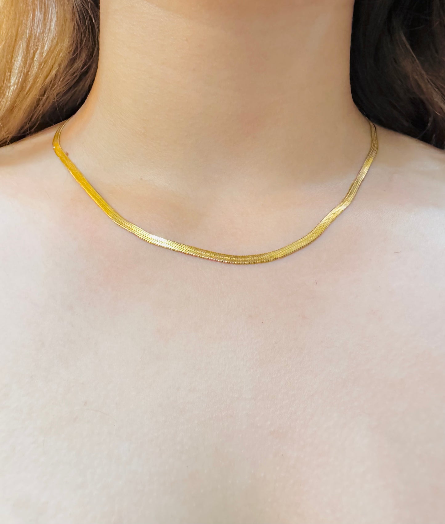 Collar Serpiente Chapado en Oro 18K