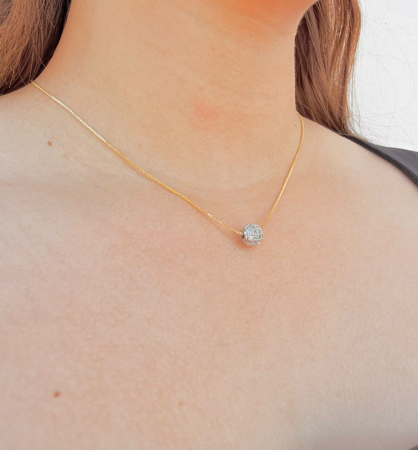 Collar Esfera Brillante