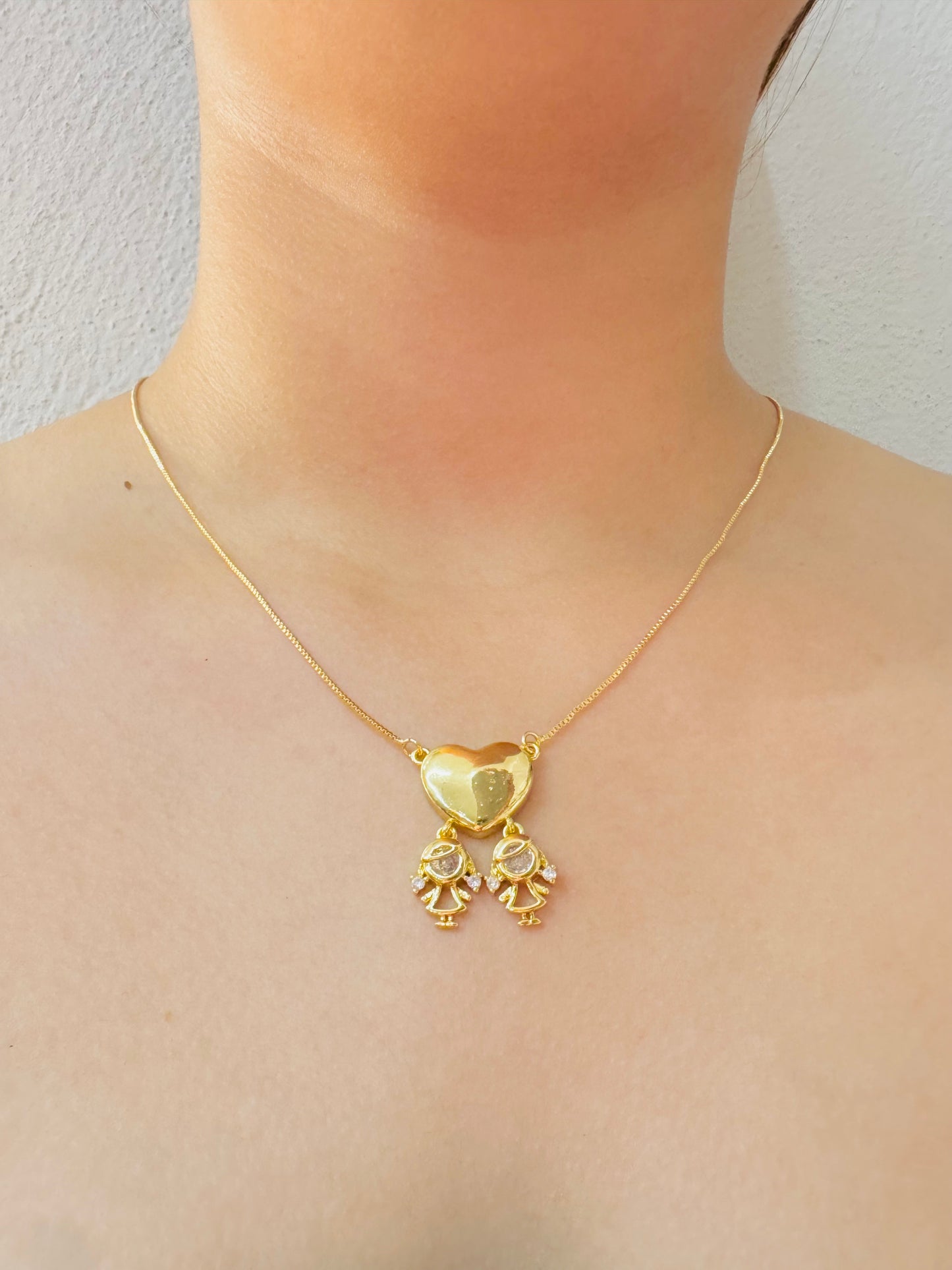 Collar Corazón con Hijos