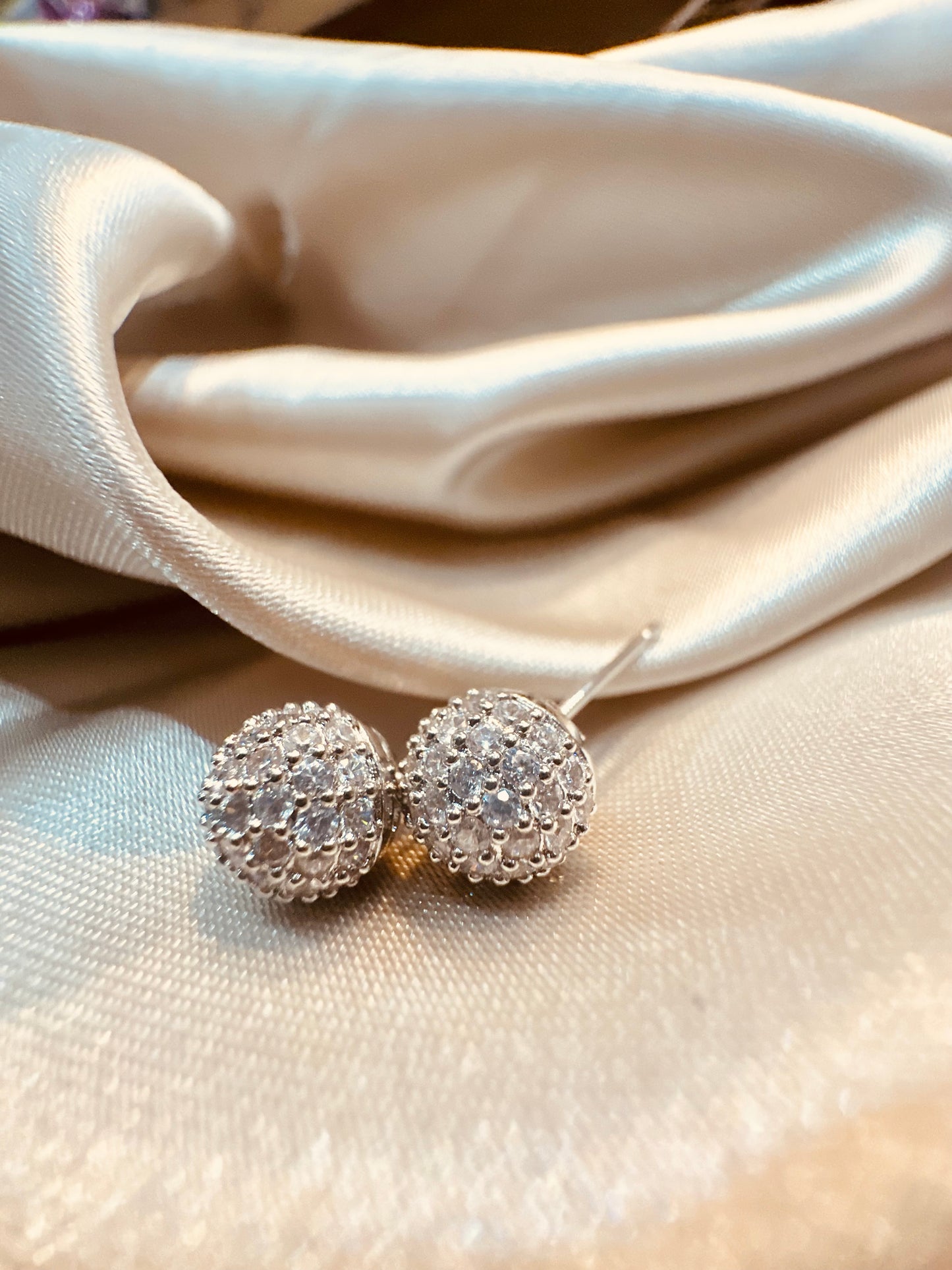 Aretes Bolitas Elegantes