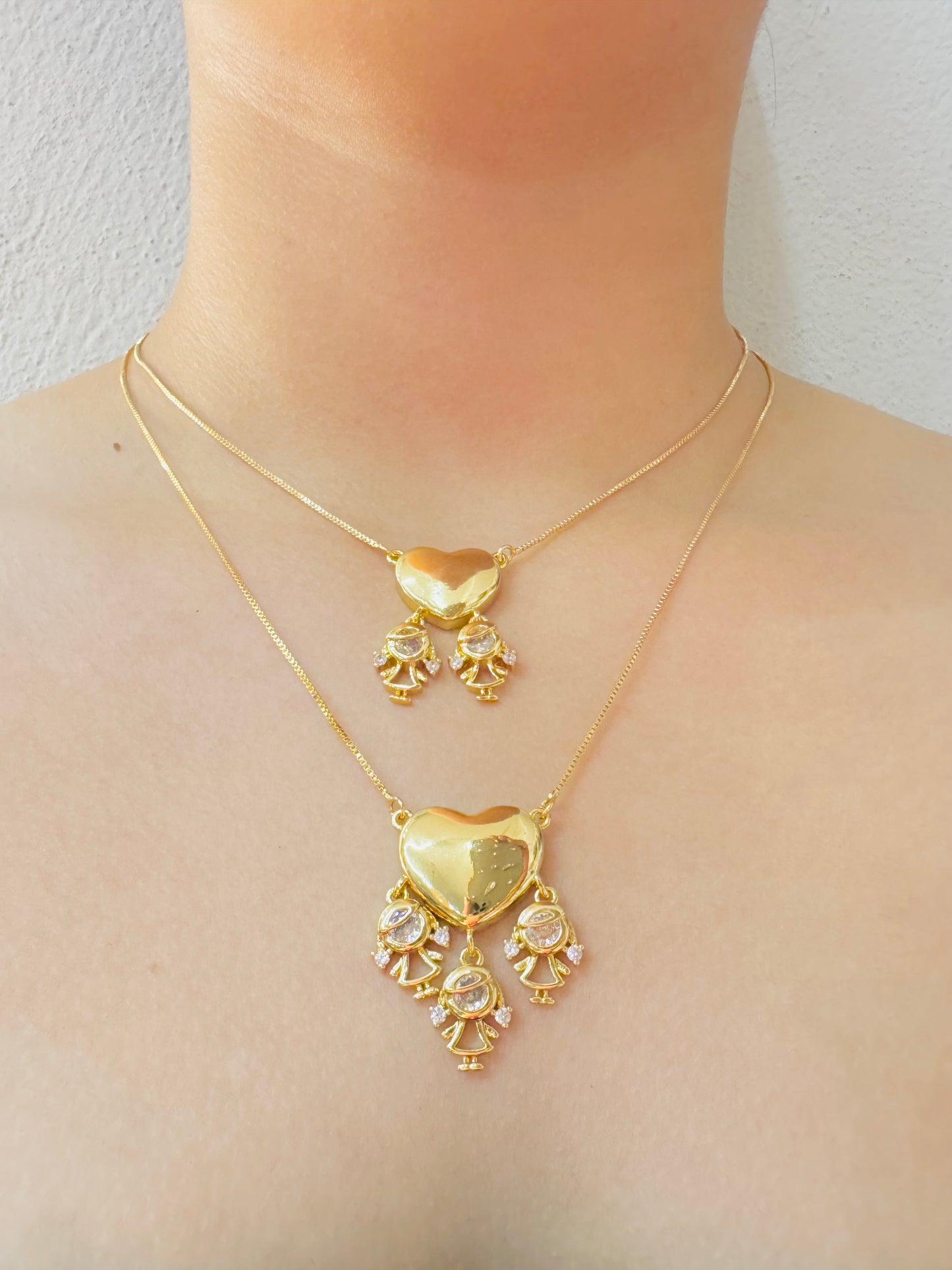 Collar Corazón con Hijos