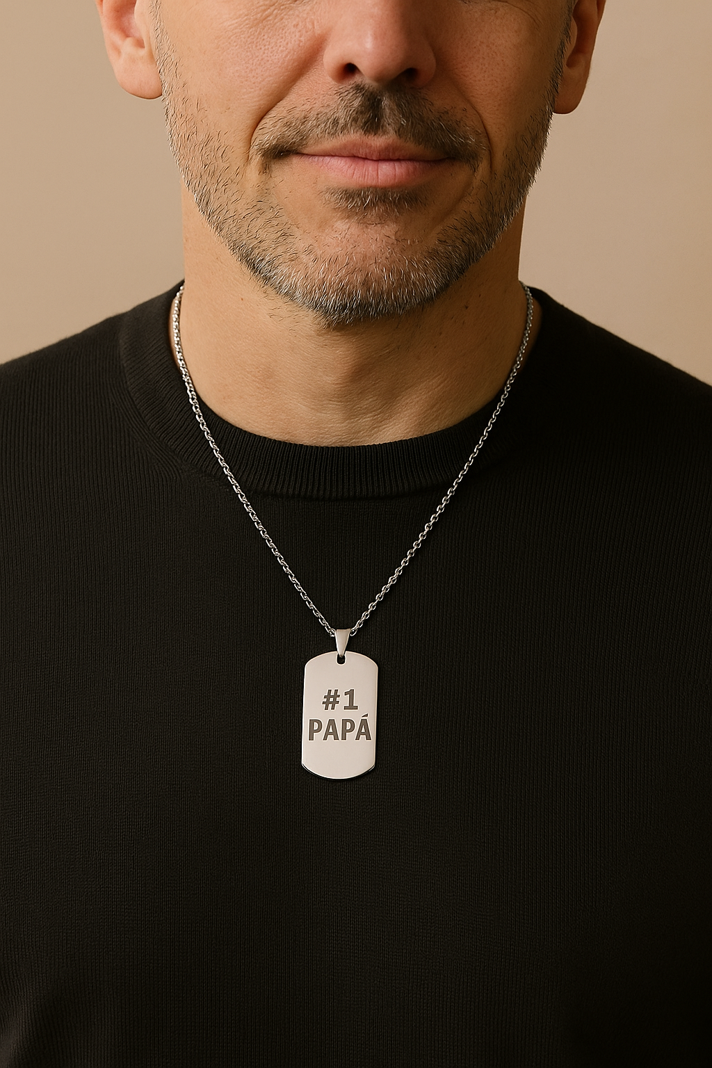 Collar Personalizado Dog Tag en Acero Inoxidable