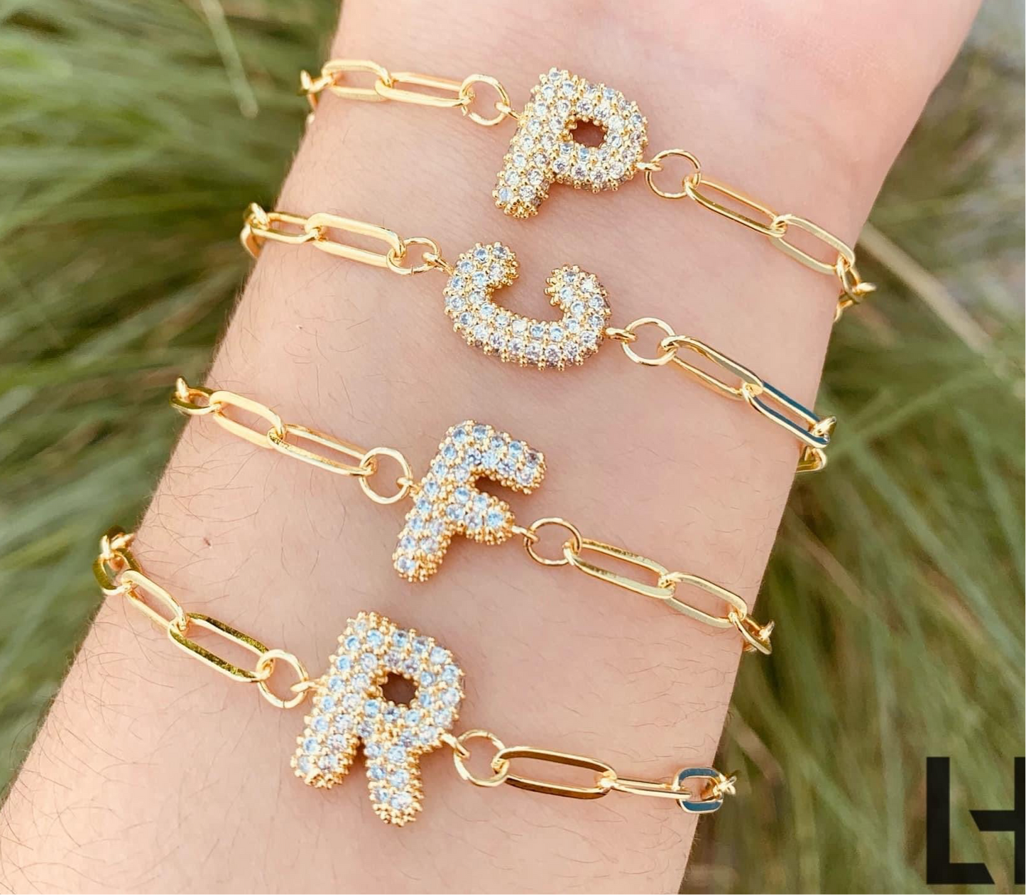 Pulseras Personalizadas Chapadas en Oro de 18K