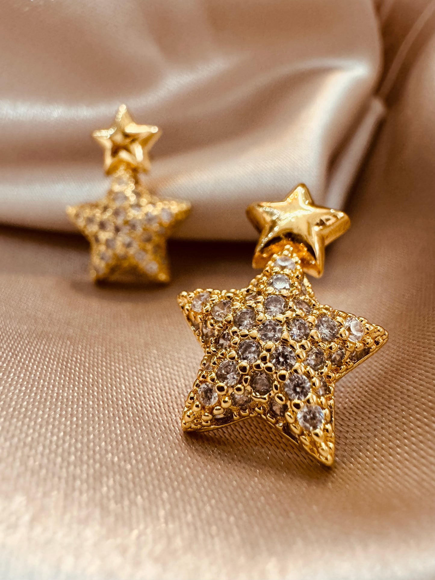 Aretes de Estrella con Zirconias