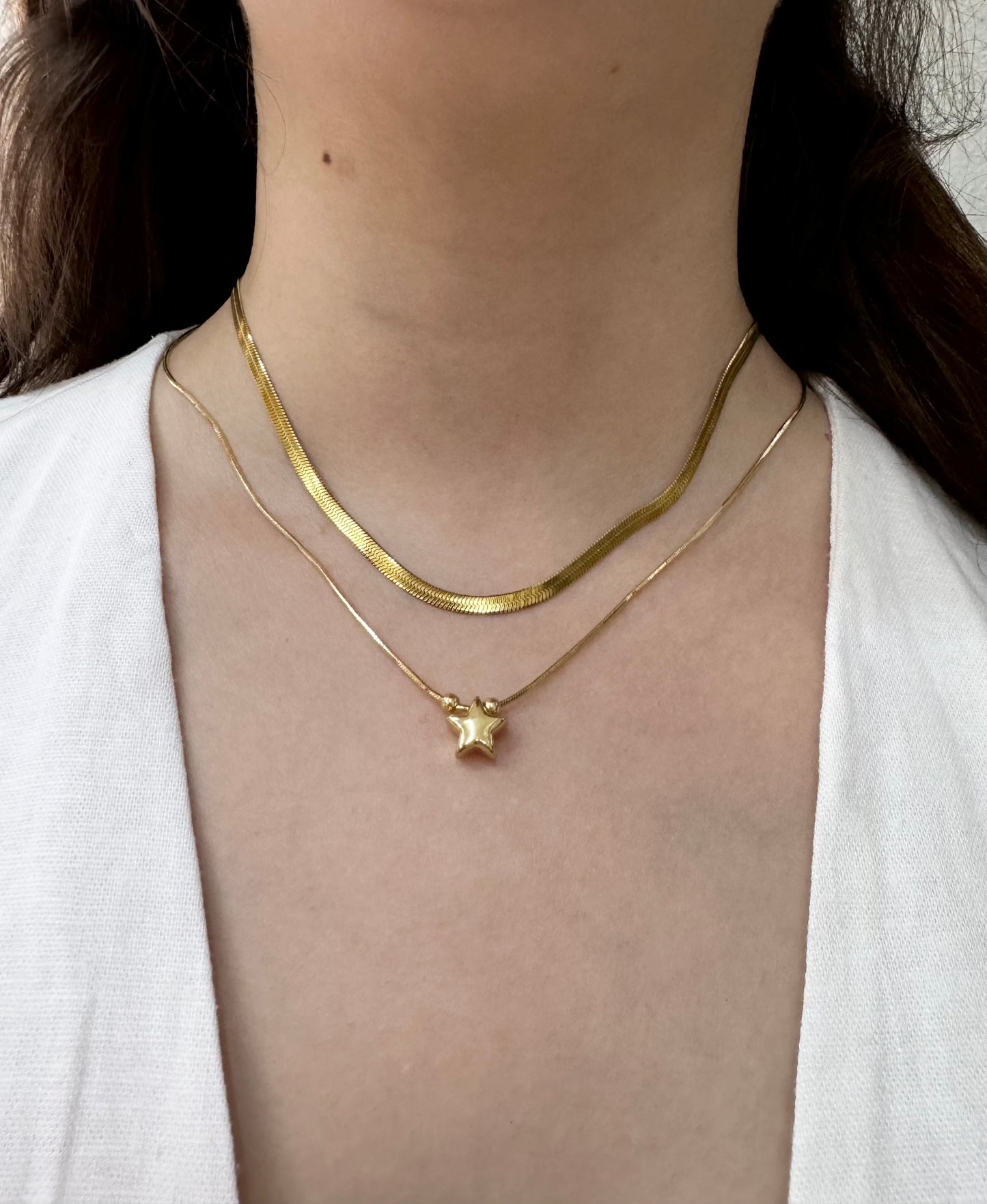 Collar Serpiente Chapado en Oro 18K
