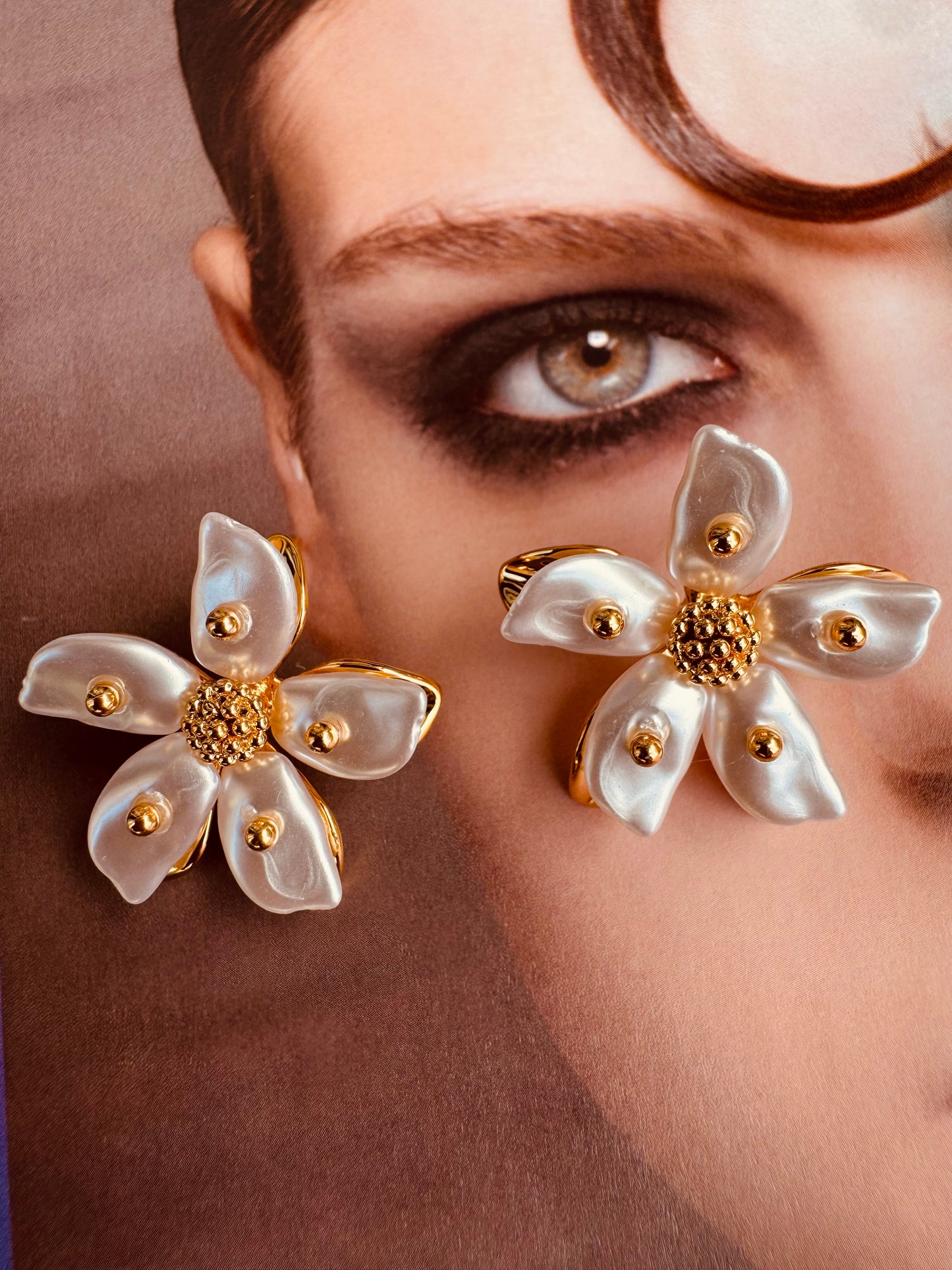Aretes Blossom Pearl