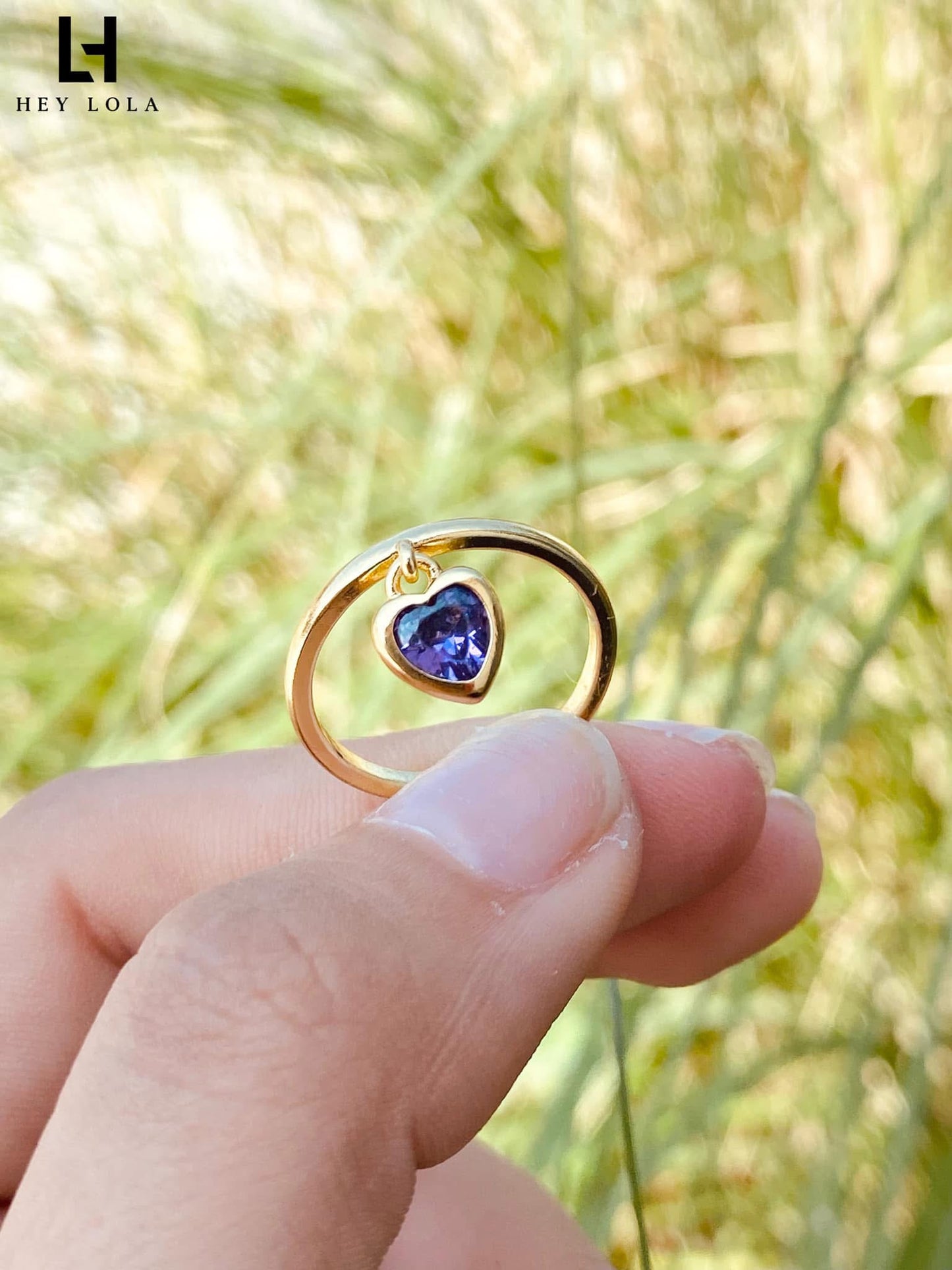 Anillos con Dije de Corazón