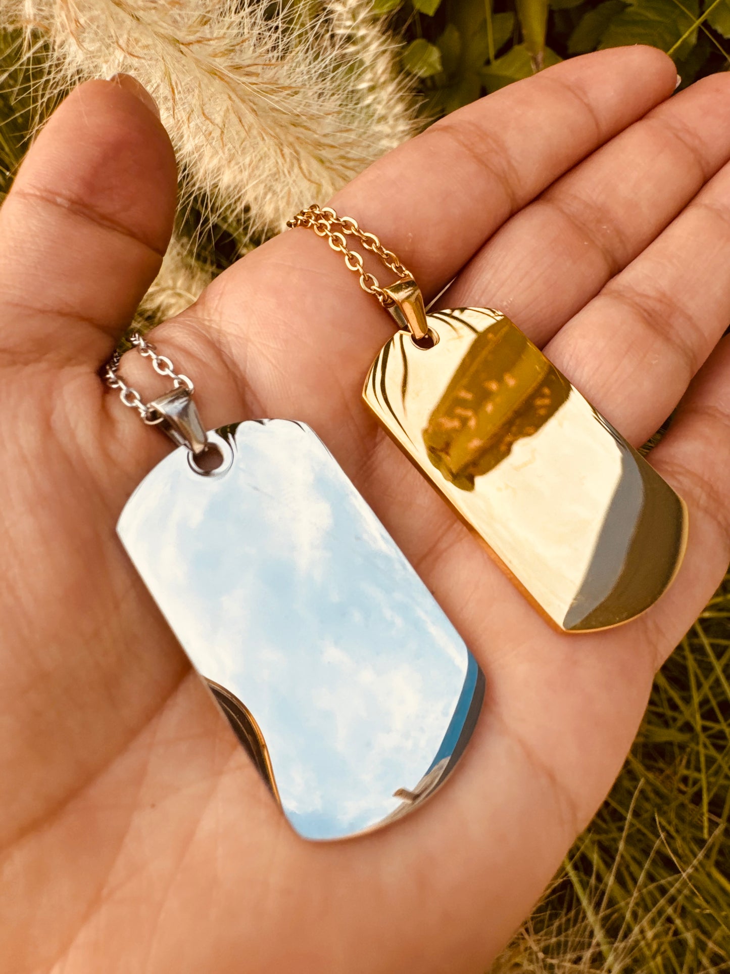 Collar Personalizado Dog Tag en Acero Inoxidable