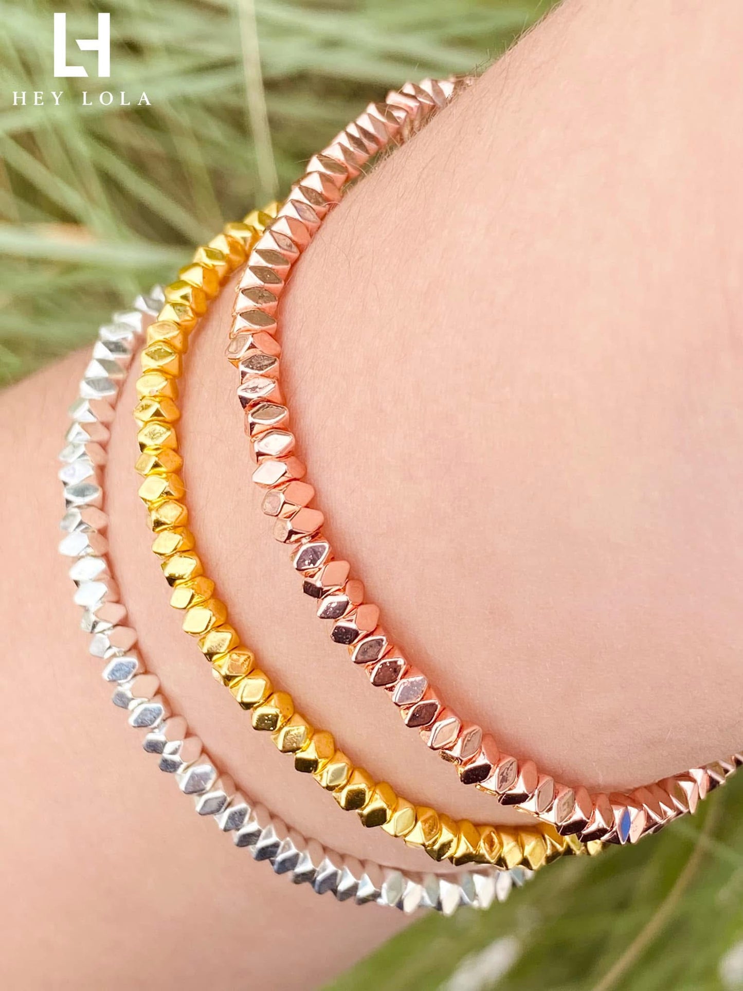 Pulseras de Picos Metálicos