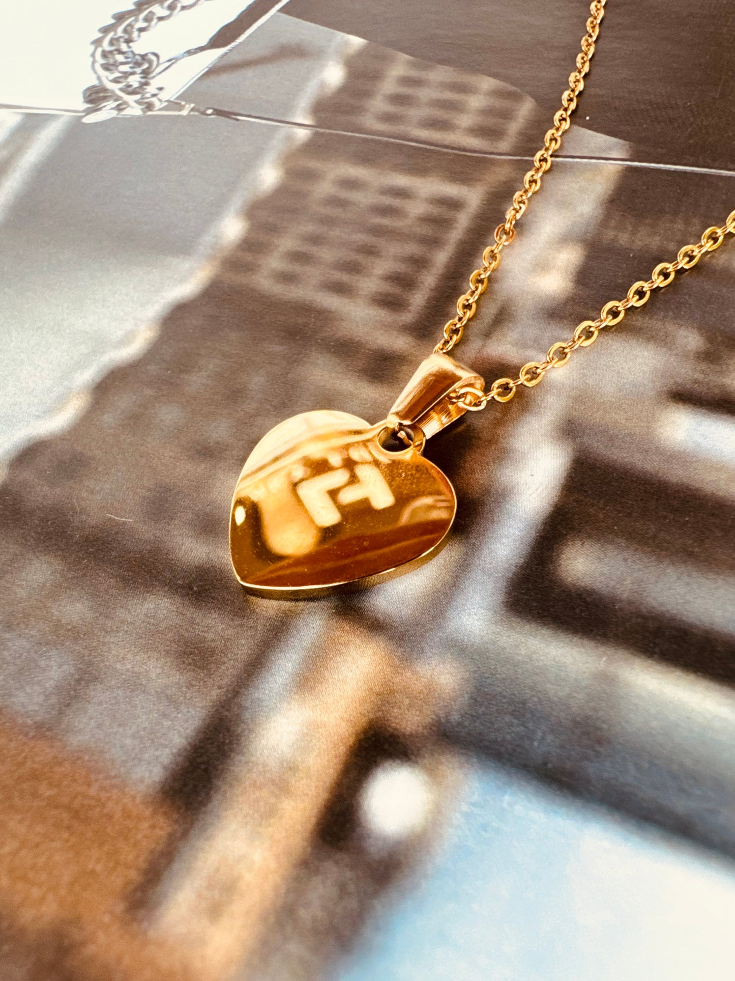 Collar Corazón Personalizable – Acero Inoxidable