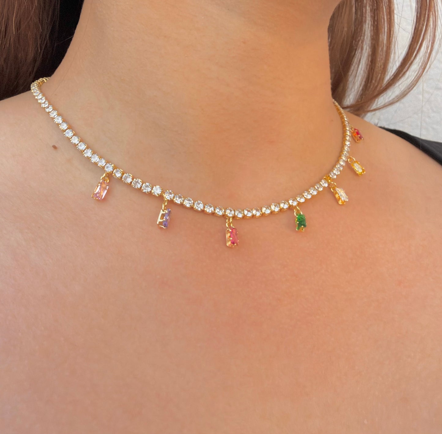 Collar Tennis Multicolor Charm