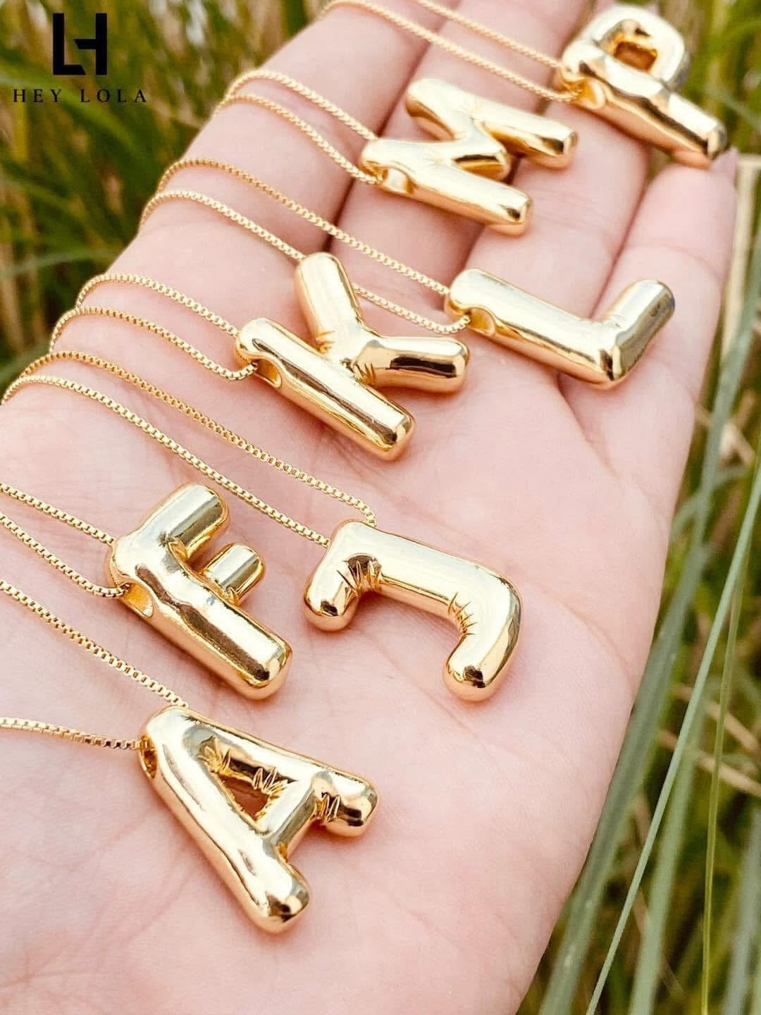 Collares Iniciales Balloon