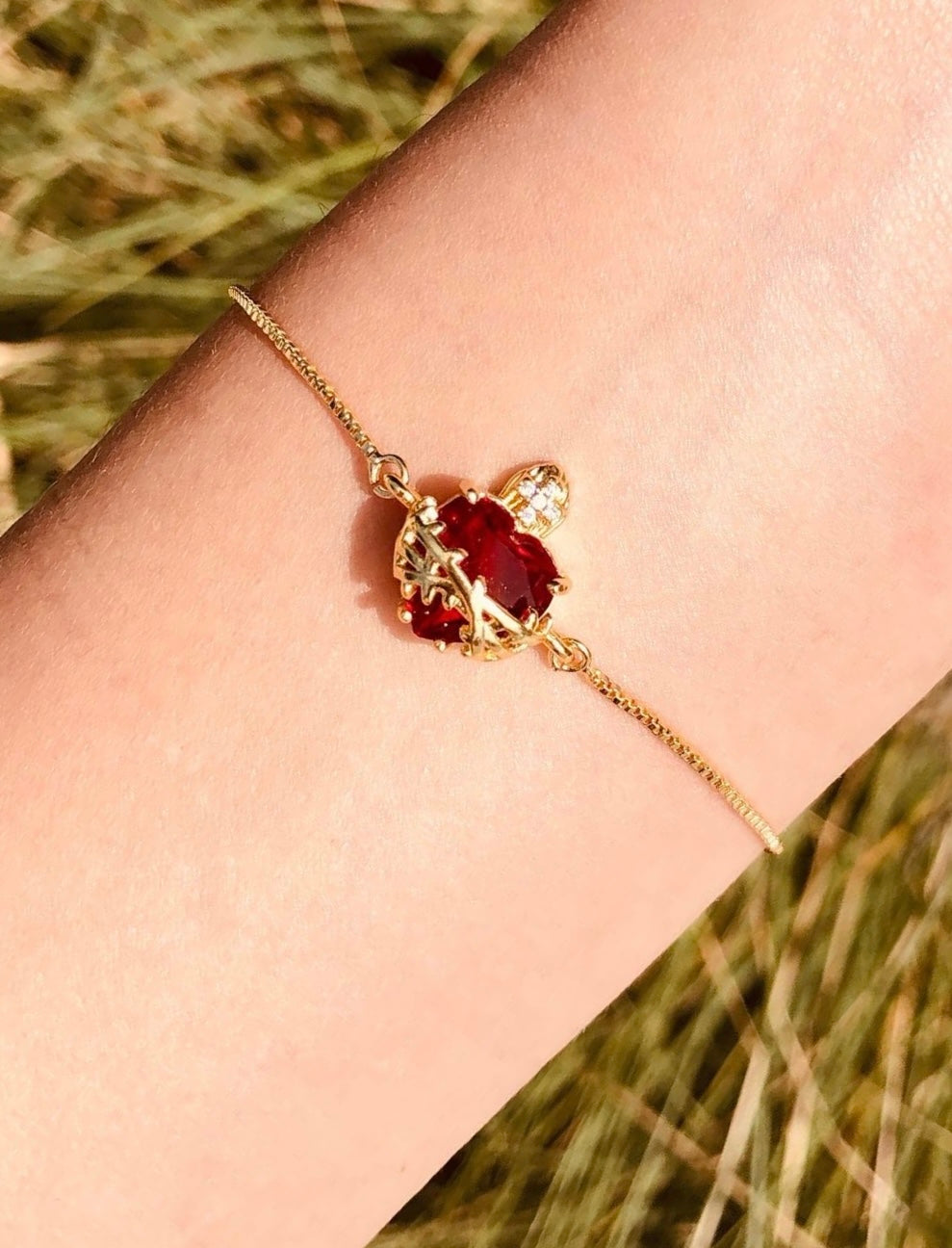 Pulsera Corazón Místico