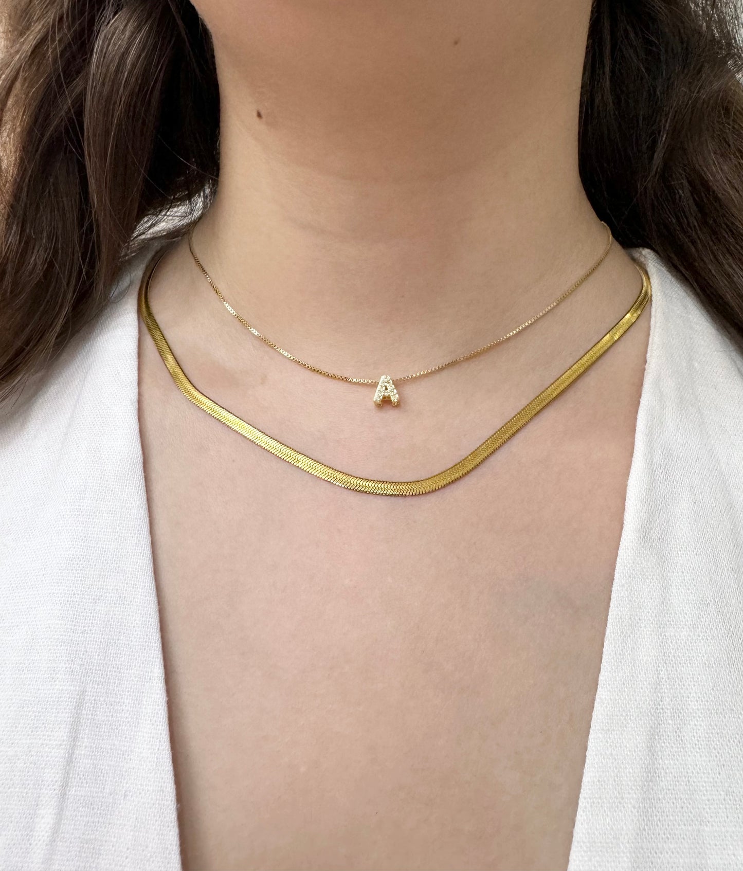 Collar Serpiente Chapado en Oro 18K
