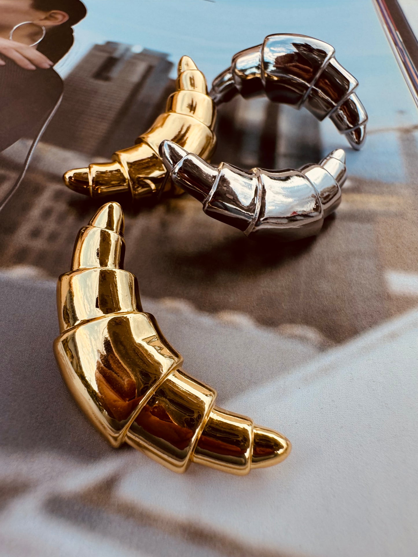 Aretes Croissant - Edición Dual ✨