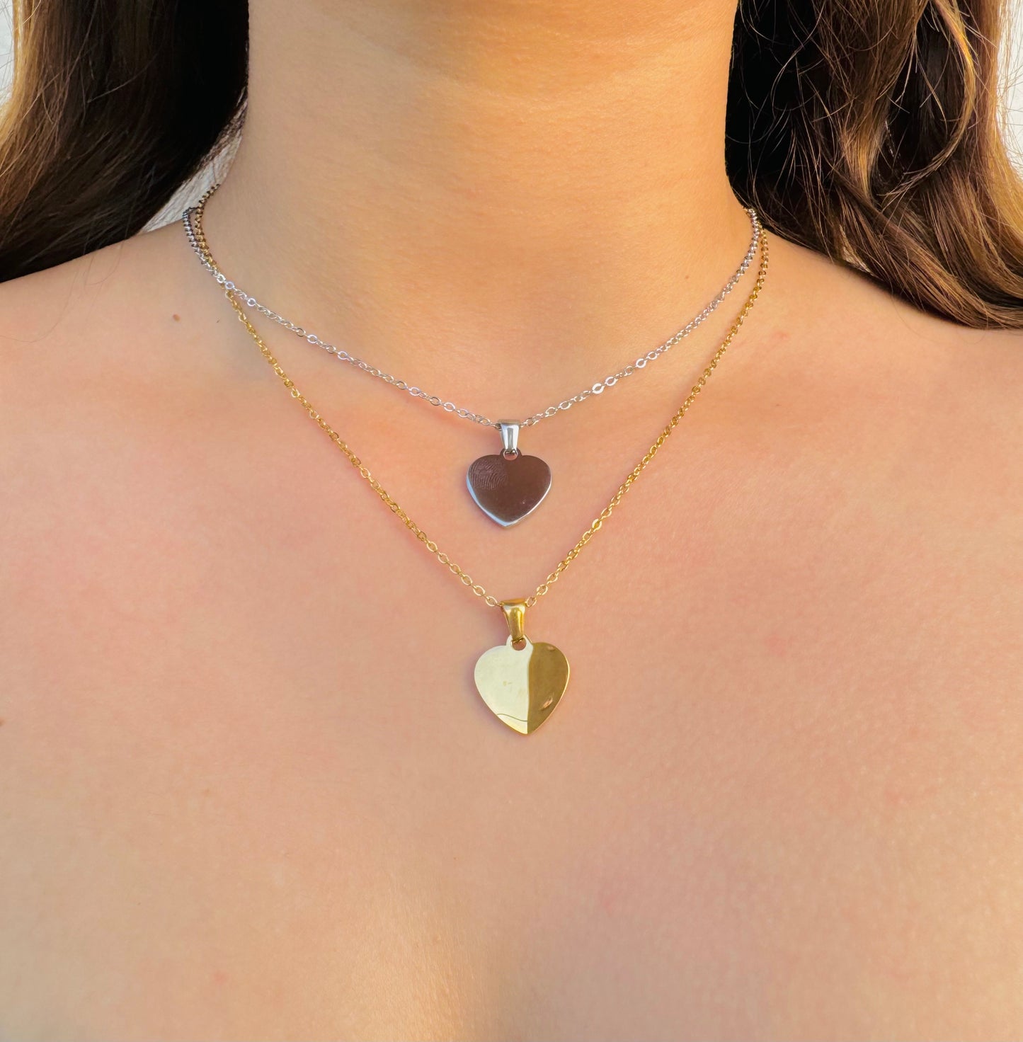 Collar Corazón Personalizable – Acero Inoxidable