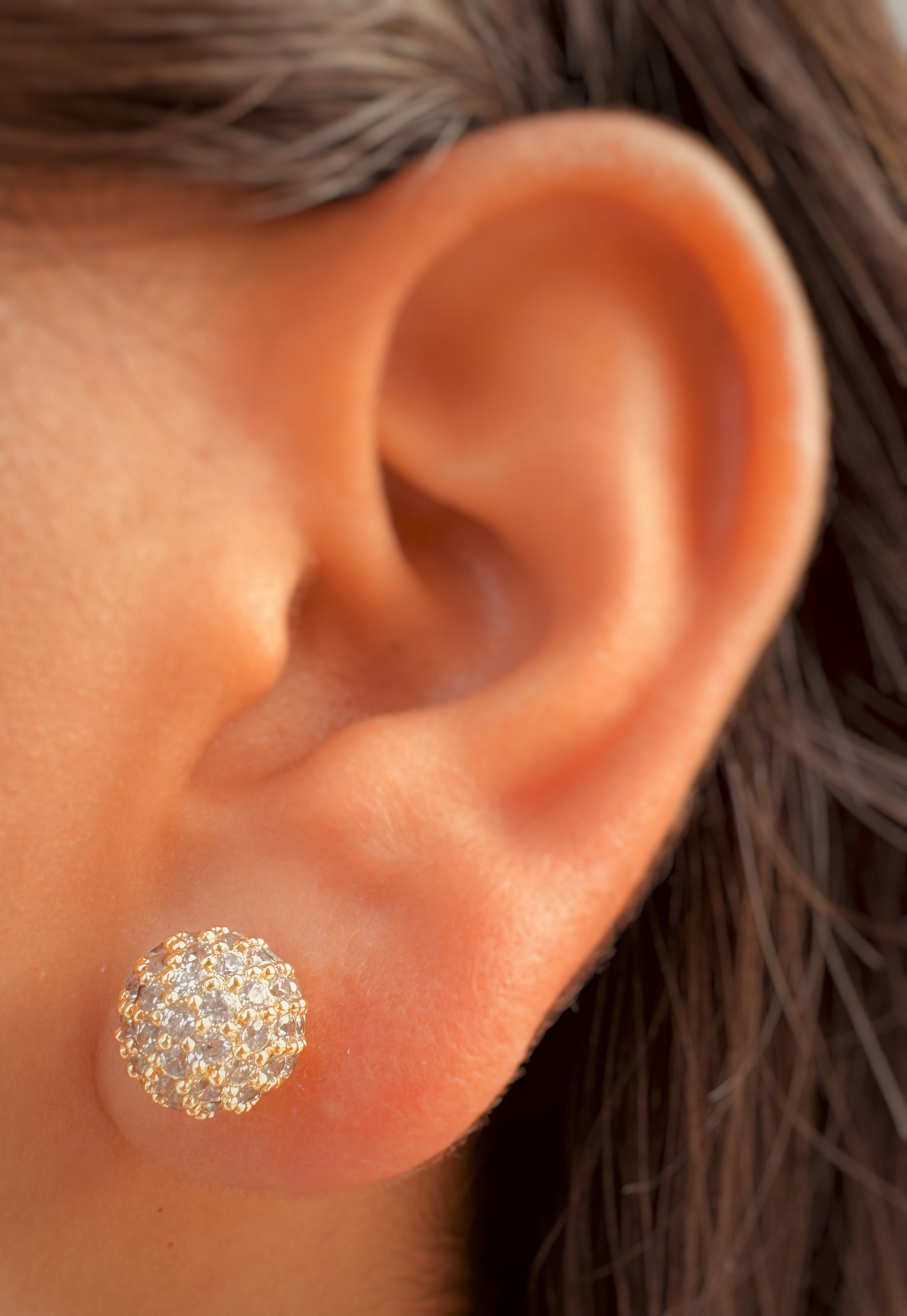 Aretes Bolitas Elegantes