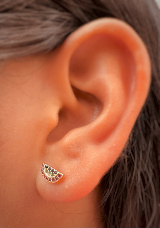 Aretes Forma de Sandía