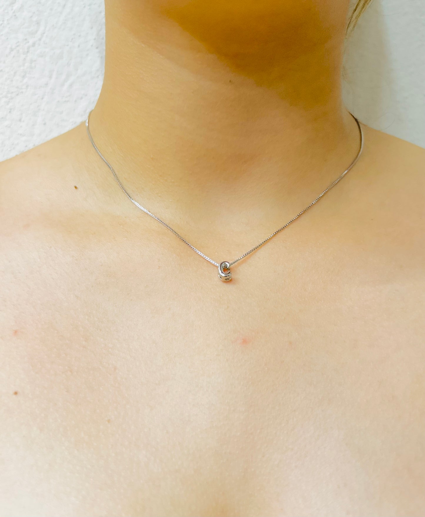 Collar con Inicial plata Personalizable / Heylola