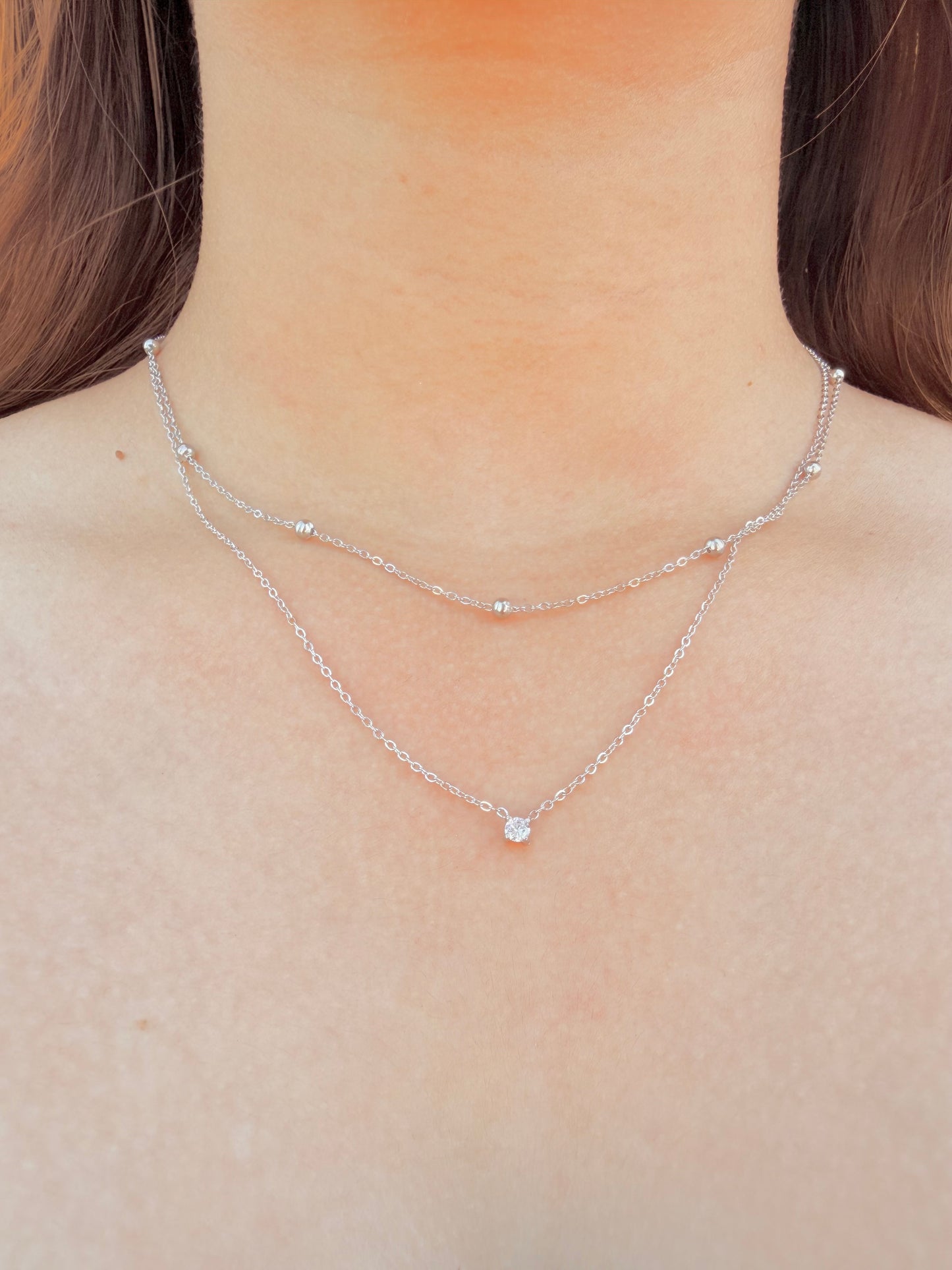 Collar Doble Punto de Luz