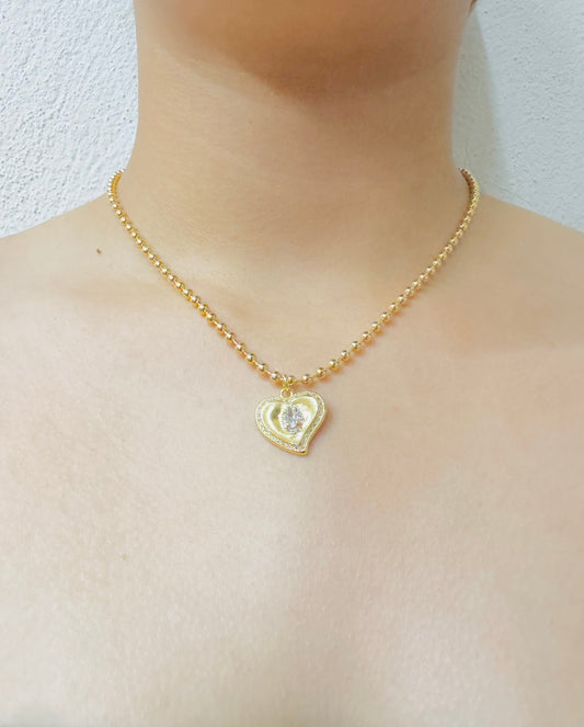Collar Corazón de Fe