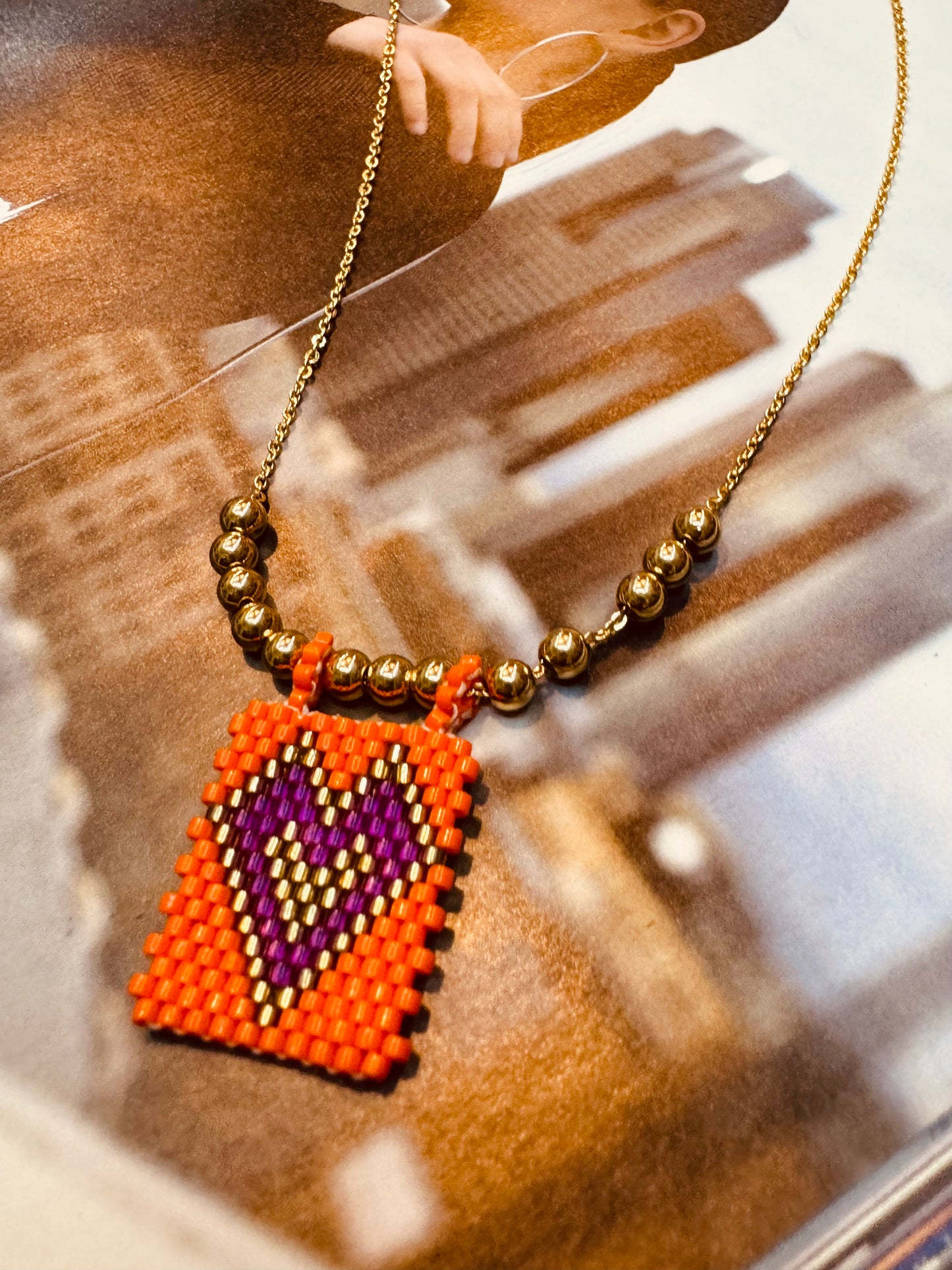 Collar Corazón Artesanal
