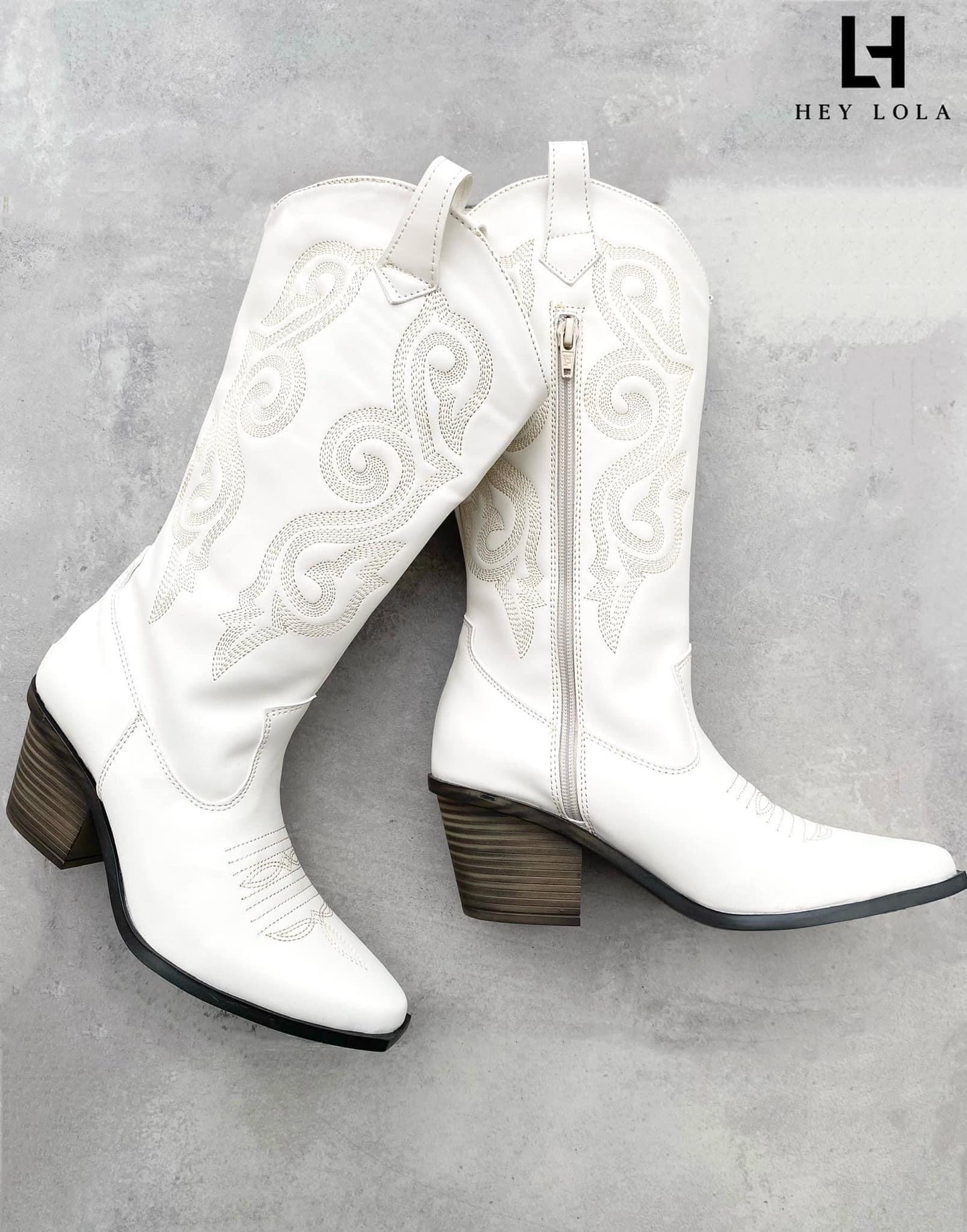 Bota Vaquera Blanca
