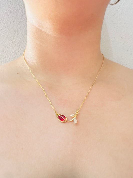 Collar Tulipán Brillante