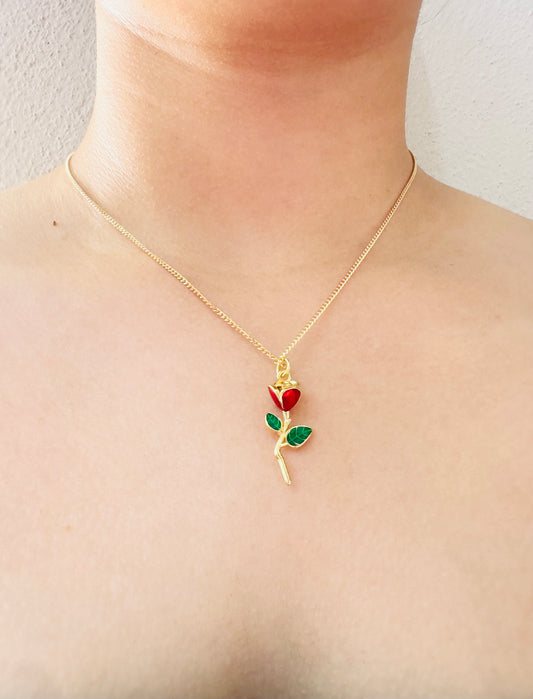 Collar Rosa Encantada