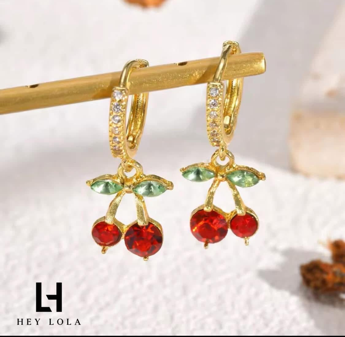 Aretes Cherry Bling