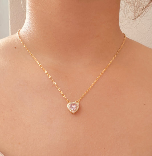Collar Mini Corazón – Multicolor
