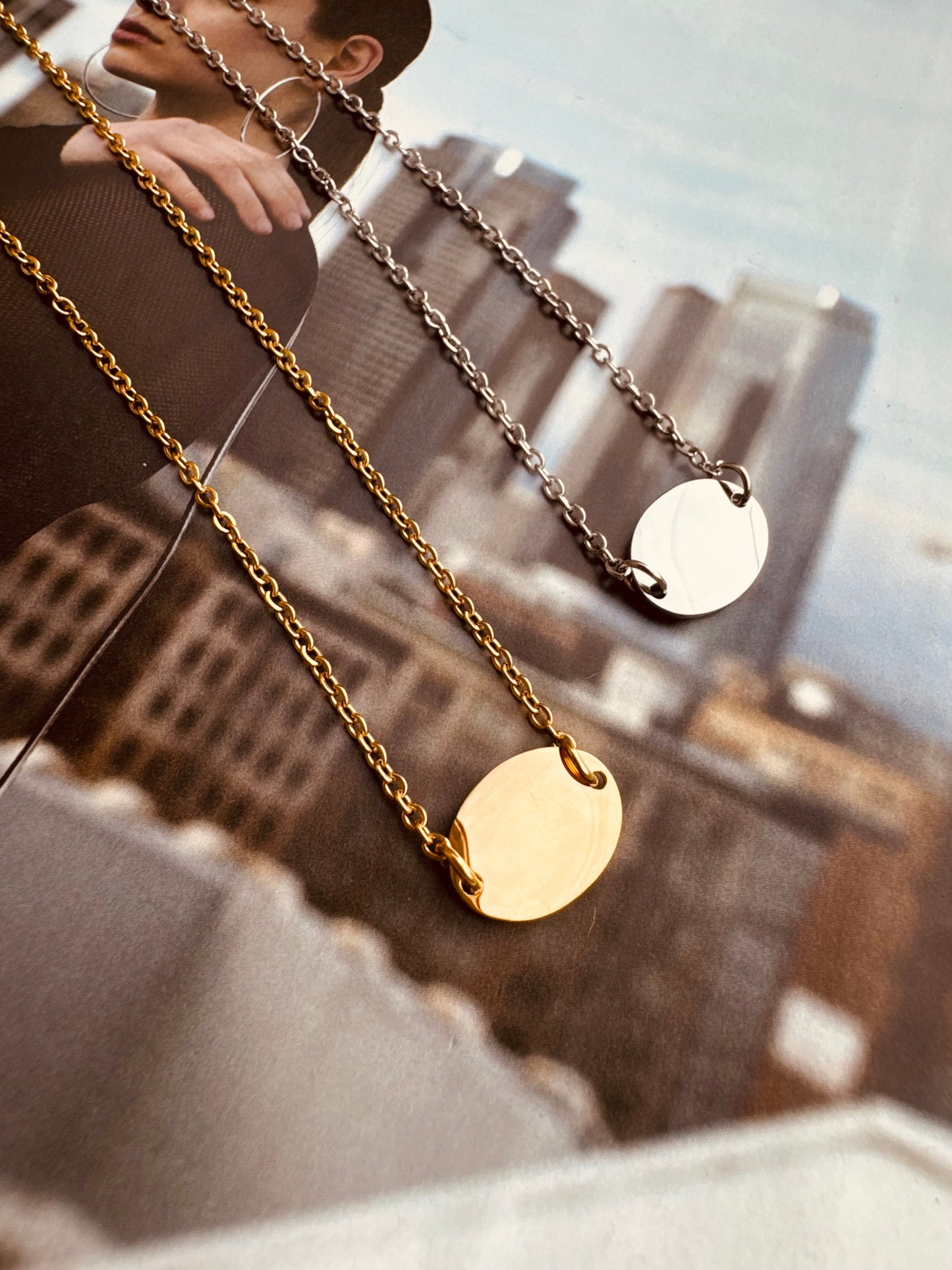 Collar Personalizable Medalla Horizontal