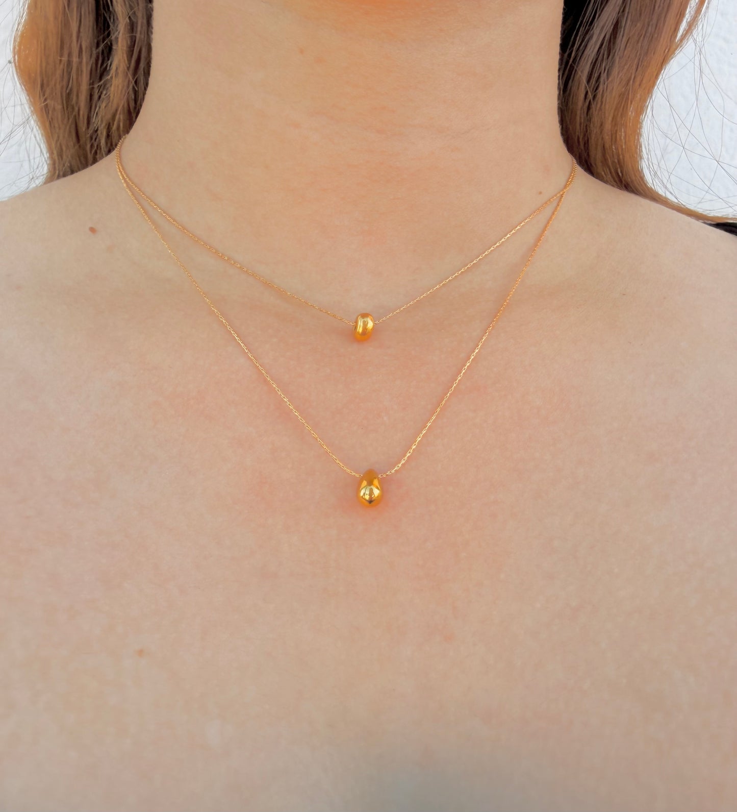 Collar Doble con Esferas