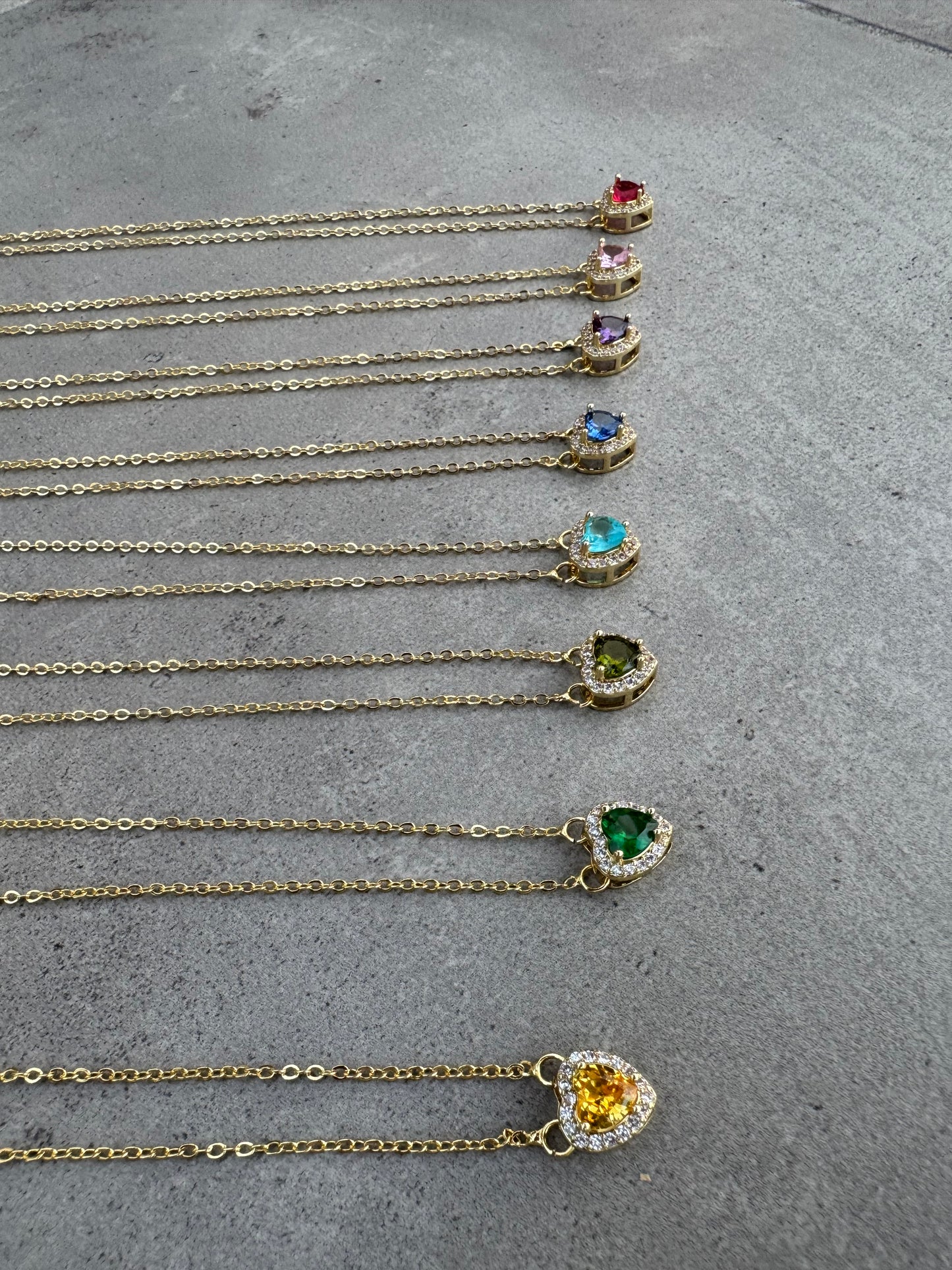 Collar Mini Corazón – Multicolor