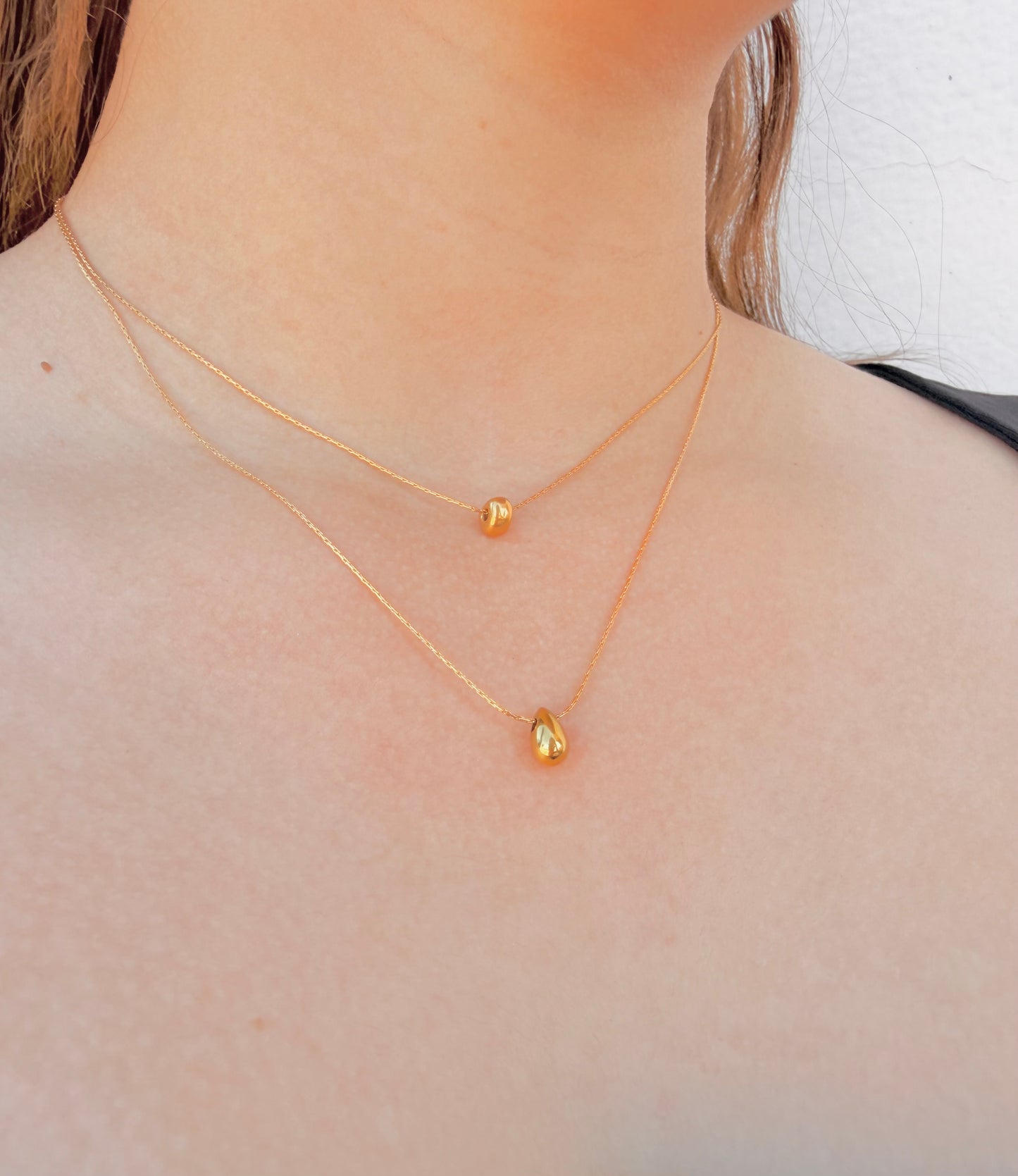 Collar Doble con Esferas